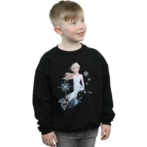 Disney Boy's Frozen 2 Elsa Nokk Silhouette Sweatshirt in Black Size: 5-6 Years Black 5-6 Years Disney Boy's Frozen 2 Elsa Nokk Silhouette Sweatshirt in Black Size: 5-6 Years Black 5-6 Years