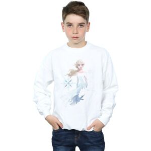 Disney Boy's Frozen 2 Elsa Nokk Silhouette Sweatshirt in White Size: 12-13 Years White 12-13 Years Disney Boy's Frozen 2 Elsa Nokk Silhouette Sweatshirt in White Size: 12-13 Years White 12-13 Years