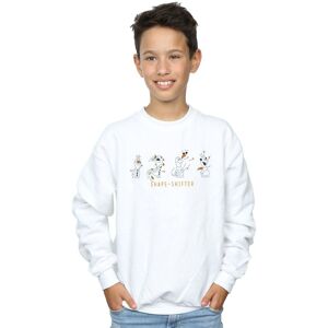 Disney Boy's Frozen 2 Olaf Shape-Shifter Sweatshirt in White Size: 7-8 Years White 7-8 Years Disney Boy's Frozen 2 Olaf Shape-Shifter Sweatshirt in White Size: 7-8 Years White 7-8 Years