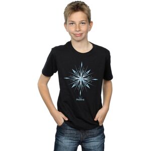 Disney Boy's Frozen 2 Elsa Signature Snowflake T-Shirt in Black Size: 7-8 Years Black 7-8 Years Disney Boy's Frozen 2 Elsa Signature Snowflake T-Shirt in Black Size: 7-8 Years Black 7-8 Years