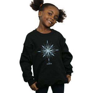 Disney Girl's Frozen 2 Elsa Signature Snowflake Sweatshirt in Black Size: 9 Years Black 9 Years Disney Girl's Frozen 2 Elsa Signature Snowflake Sweatshirt in Black Size: 9 Years Black 9 Years