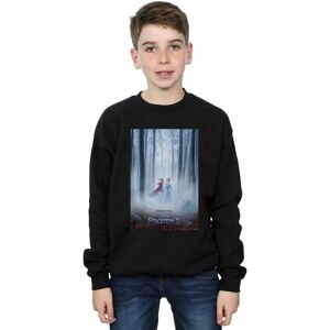 Disney Boy's Frozen 2 Movie Poster Sweatshirt in Black Size: 9 Years Black 9 Years Disney Boy's Frozen 2 Movie Poster Sweatshirt in Black Size: 9 Years Black 9 Years