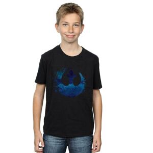 Disney Boy's Star Wars The Rise Of Skywalker Resistance Symbol Wave T-Shirt in Black Size: 7-8 Years Black 7-8 Years Disney Boy's Star Wars The Rise Of Skywalker Resistance Symbol Wave T-Shirt in Black Size: 7-8 Years Black 7-8 Years