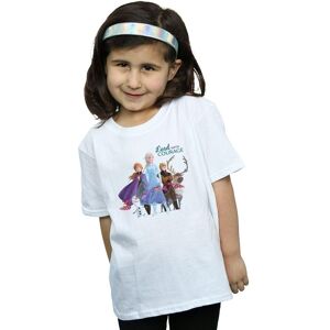Disney Girl's Frozen 2 Lead With Courage Cotton T-Shirt in White Size: 5-6 Years White 5-6 Years Disney Girl's Frozen 2 Lead With Courage Cotton T-Shirt in White Size: 5-6 Years White 5-6 Years