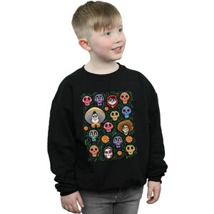 Disney Boy's Coco Heads Pattern Sweatshirt in Black Size: 9 Years Black 9 Years Disney Boy's Coco Heads Pattern Sweatshirt in Black Size: 9 Years Black 9 Years