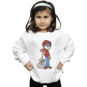 Disney Girl's Coco Miguel With Guitar Sweatshirt in White Size: 5-6 Years White 5-6 Years Disney Girl's Coco Miguel With Guitar Sweatshirt in White Size: 5-6 Years White 5-6 Years