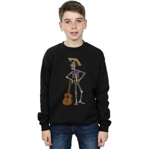 Disney Boy's Coco Hector With Guitar Sweatshirt in Black Size: 9 Years Black 9 Years Disney Boy's Coco Hector With Guitar Sweatshirt in Black Size: 9 Years Black 9 Years