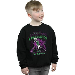 DC Comics Boy's Joker The Joke´s On You Sweatshirt in Black Size: 12-13 Years Black 12-13 Years DC Comics Boy's Joker The Joke´s On You Sweatshirt in Black Size: 12-13 Years Black 12-13 Years