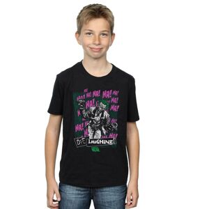 DC Comics Boy's Justice League Joker Die Laughing T-Shirt in Black Size: 9 Years Black 9 Years DC Comics Boy's Justice League Joker Die Laughing T-Shirt in Black Size: 9 Years Black 9 Years