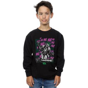 DC Comics Boy's Justice League Joker Die Laughing Sweatshirt in Black Size: 3-4 Years Black 3-4 Years DC Comics Boy's Justice League Joker Die Laughing Sweatshirt in Black Size: 3-4 Years Black 3-4 Years