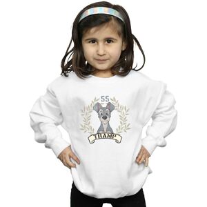 Disney Girl's Lady & The Tramp Since 55 Sweatshirt in White Size: 9 Years White 9 Years Disney Girl's Lady & The Tramp Since 55 Sweatshirt in White Size: 9 Years White 9 Years