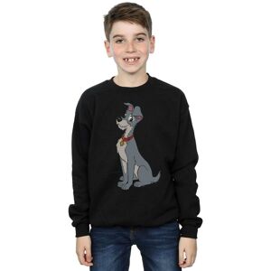 Disney Boy's Lady & The Tramp Spaghetti Heart Sweatshirt in Black Size: 5-6 Years Black 5-6 Years Disney Boy's Lady & The Tramp Spaghetti Heart Sweatshirt in Black Size: 5-6 Years Black 5-6 Years