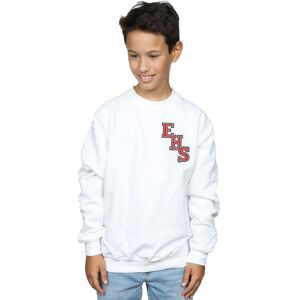 Disney Boy's High School Musical The Musical EHS Logo Breast Print Sweatshirt in White Size: 9 Years White 9 Years Disney Boy's High School Musical The Musical EHS Logo Breast Print Sweatshirt in White Size: 9 Years White 9 Years
