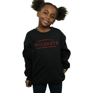 Disney Girl's High School Musical The Musical Property Of Wildcats Sweatshirt in Black Size: 9 Years Black 9 Years Disney Girl's High School Musical The Musical Property Of Wildcats Sweatshirt in Black Size: 9 Years Black 9 Years