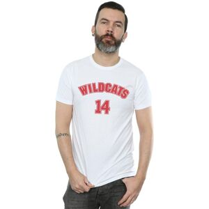 Disney Men's High School Musical The Musical Wildcats 14 T-Shirt in White Size: Small White S Disney Men's High School Musical The Musical Wildcats 14 T-Shirt in White Size: Small White S