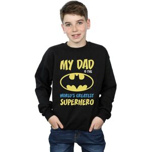 DC Comics Boy's Batman World´s Greatest Superhero Sweatshirt in Black Size: 7-8 Years Black 7-8 Years DC Comics Boy's Batman World´s Greatest Superhero Sweatshirt in Black Size: 7-8 Years Black 7-8 Years