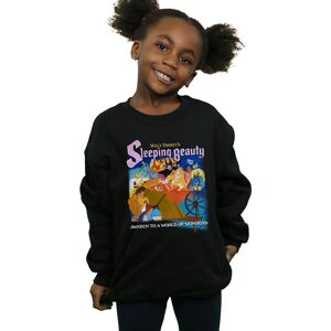 Disney Girl's Sleeping Beauty Collage Poster Sweatshirt in Black Size: 7-8 Years Black 7-8 Years Disney Girl's Sleeping Beauty Collage Poster Sweatshirt in Black Size: 7-8 Years Black 7-8 Years