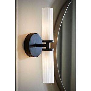 ValueLights Canya IP44 2 way Matt Black wall light - Wall Light ValueLights Canya IP44 2 way Matt Black wall light - Wall Light