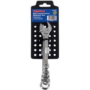 SupaTool Combination Metric Spanner Set (5 Piece Set) in Silver Silver SupaTool Combination Metric Spanner Set (5 Piece Set) in Silver Silver