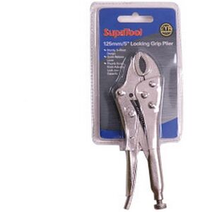 SupaTool Locking Grip Plier in Silver Silver SupaTool Locking Grip Plier in Silver Silver