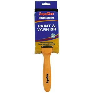 SupaDec Professional Paint & Varnish Brush in Brown Brown SupaDec Professional Paint & Varnish Brush in Brown Brown