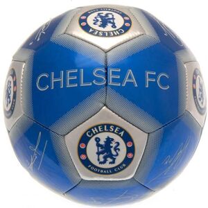 Chelsea FC Printed Signature Skill Ball in Mid Blue Mid Blue Chelsea FC Printed Signature Skill Ball in Mid Blue Mid Blue