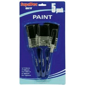 SupaDec Paint Brush Set (5 Pack) in Blue Blue SupaDec Paint Brush Set (5 Pack) in Blue Blue
