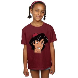 Disney Girl's Aladdin Headshot Cotton T-Shirt in Burgundy Size: 7-8 Years Burgundy 7-8 Years Disney Girl's Aladdin Headshot Cotton T-Shirt in Burgundy Size: 7-8 Years Burgundy 7-8 Years