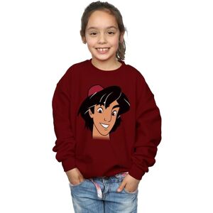 Disney Girl's Aladdin Headshot Sweatshirt in Burgundy Size: 7-8 Years Burgundy 7-8 Years Disney Girl's Aladdin Headshot Sweatshirt in Burgundy Size: 7-8 Years Burgundy 7-8 Years