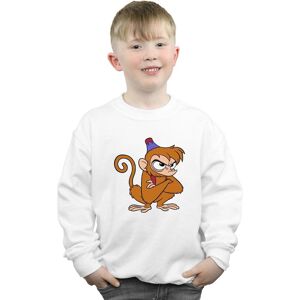 Disney Boy's Aladdin Angry Abu Sweatshirt in White Size: 12-13 Years White 12-13 Years Disney Boy's Aladdin Angry Abu Sweatshirt in White Size: 12-13 Years White 12-13 Years