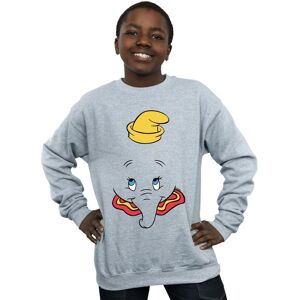 Disney Boy's Dumbo Face Sweatshirt in Grey Size: 12-13 Years Grey 12-13 Years Disney Boy's Dumbo Face Sweatshirt in Grey Size: 12-13 Years Grey 12-13 Years