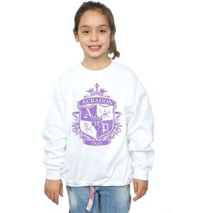 Disney Girl's The Descendants Auradon Prep Crest Sweatshirt in White Size: 5-6 Years White 5-6 Years Disney Girl's The Descendants Auradon Prep Crest Sweatshirt in White Size: 5-6 Years White 5-6 Years