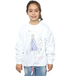 Disney Girl's Frozen 2 Elsa Make Today Magic Sweatshirt in White Size: 7-8 Years White 7-8 Years Disney Girl's Frozen 2 Elsa Make Today Magic Sweatshirt in White Size: 7-8 Years White 7-8 Years