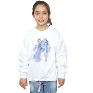 Disney Girl's Frozen 2 Elsa Anna Sisters Sketch Sweatshirt in White Size: 7-8 Years White 7-8 Years Disney Girl's Frozen 2 Elsa Anna Sisters Sketch Sweatshirt in White Size: 7-8 Years White 7-8 Years