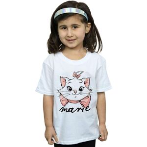 Disney Girl's The Aristocats Marie Sketch Face Cotton T-Shirt in White Size: 7-8 Years White 7-8 Years Disney Girl's The Aristocats Marie Sketch Face Cotton T-Shirt in White Size: 7-8 Years White 7-8 Years
