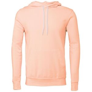 Bella + Canvas Men's Polycotton Pullover Hoodie in Peach Size: Large Peach L Bella + Canvas Men's Polycotton Pullover Hoodie in Peach Size: Large Peach L