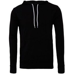 Bella + Canvas Men's Polycotton Pullover Hoodie in Jet Black Size: 2XL Jet Black 2XL Bella + Canvas Men's Polycotton Pullover Hoodie in Jet Black Size: 2XL Jet Black 2XL
