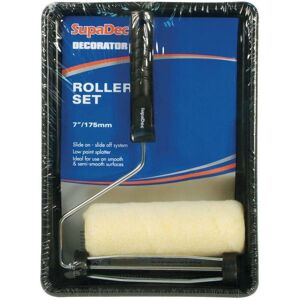 SupaDec Low Splatter Paint Roller Set in Black Black SupaDec Low Splatter Paint Roller Set in Black Black