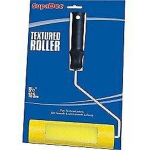 SupaDec Textured Paint Roller in Black Black SupaDec Textured Paint Roller in Black Black