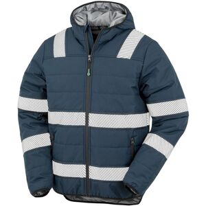 Result Men's Ripstop Safety Padded Jacket in Navy Size: Medium Navy M Result Men's Ripstop Safety Padded Jacket in Navy Size: Medium Navy M