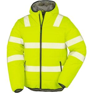 Result Men's Ripstop Safety Padded Jacket in Yellow Size: Large Yellow L Result Men's Ripstop Safety Padded Jacket in Yellow Size: Large Yellow L