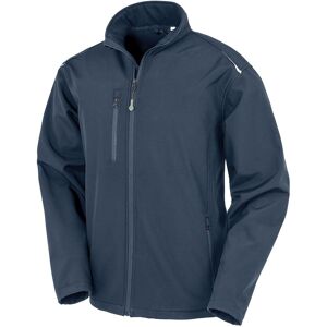 Result Men's 3-Layer Softshell Jacket in Navy Size: Medium Navy M Result Men's 3-Layer Softshell Jacket in Navy Size: Medium Navy M