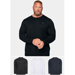 BadRhino Men's 3 Pack Long Sleeve T-Shirts in Black Size: 2XL Black 2XL BadRhino Men's 3 Pack Long Sleeve T-Shirts in Black Size: 2XL Black 2XL