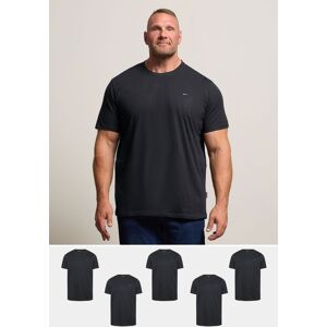 BadRhino Men's 5 Pack Core T-Shirts in Black Size: 3XL Black 3XL BadRhino Men's 5 Pack Core T-Shirts in Black Size: 3XL Black 3XL