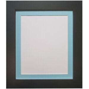 Frames & Mirrors 4U Metro Black Frame with Blue Mount for Image Size 40 x 30 CM Black 40 x 30 CM Frames & Mirrors 4U Metro Black Frame with Blue Mount for Image Size 40 x 30 CM Black 40 x 30 CM