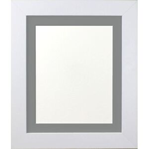 Frames & Mirrors 4U Metro White Frame with Dark Grey Mount for Image Size 10 x 8 Inch White Frames & Mirrors 4U Metro White Frame with Dark Grey Mount for Image Size 10 x 8 Inch White