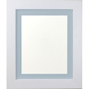 Frames & Mirrors 4U Metro White Frame with Blue Mount for Image Size 24 x 20 Inch White Frames & Mirrors 4U Metro White Frame with Blue Mount for Image Size 24 x 20 Inch White