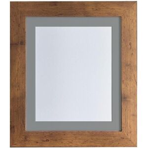 Frames & Mirrors 4U Metro Vintage Wood Frame with Dark Grey Mount for Image Size 10 x 8 Inch in Walnut Walnut Frames & Mirrors 4U Metro Vintage Wood Frame with Dark Grey Mount for Image Size 10 x 8 Inch in Walnut Walnut