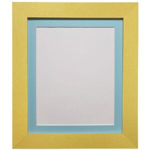 Frames & Mirrors 4U Metro Gold Frame with Blue Mount for Image Size 14 x 8 Inch Gold Frames & Mirrors 4U Metro Gold Frame with Blue Mount for Image Size 14 x 8 Inch Gold