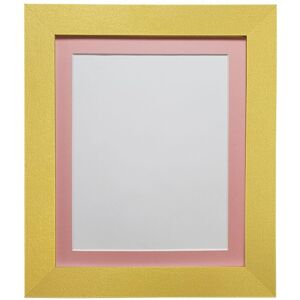 Frames & Mirrors 4U Metro Gold Frame with Pink Mount for Image Size 8 x 6 Inch Gold Frames & Mirrors 4U Metro Gold Frame with Pink Mount for Image Size 8 x 6 Inch Gold